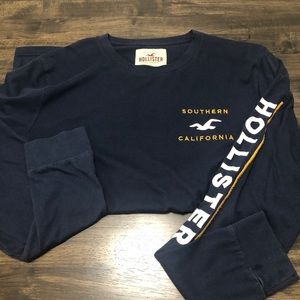 Men’s Hollister Embroidered Long Sleeve Shirt